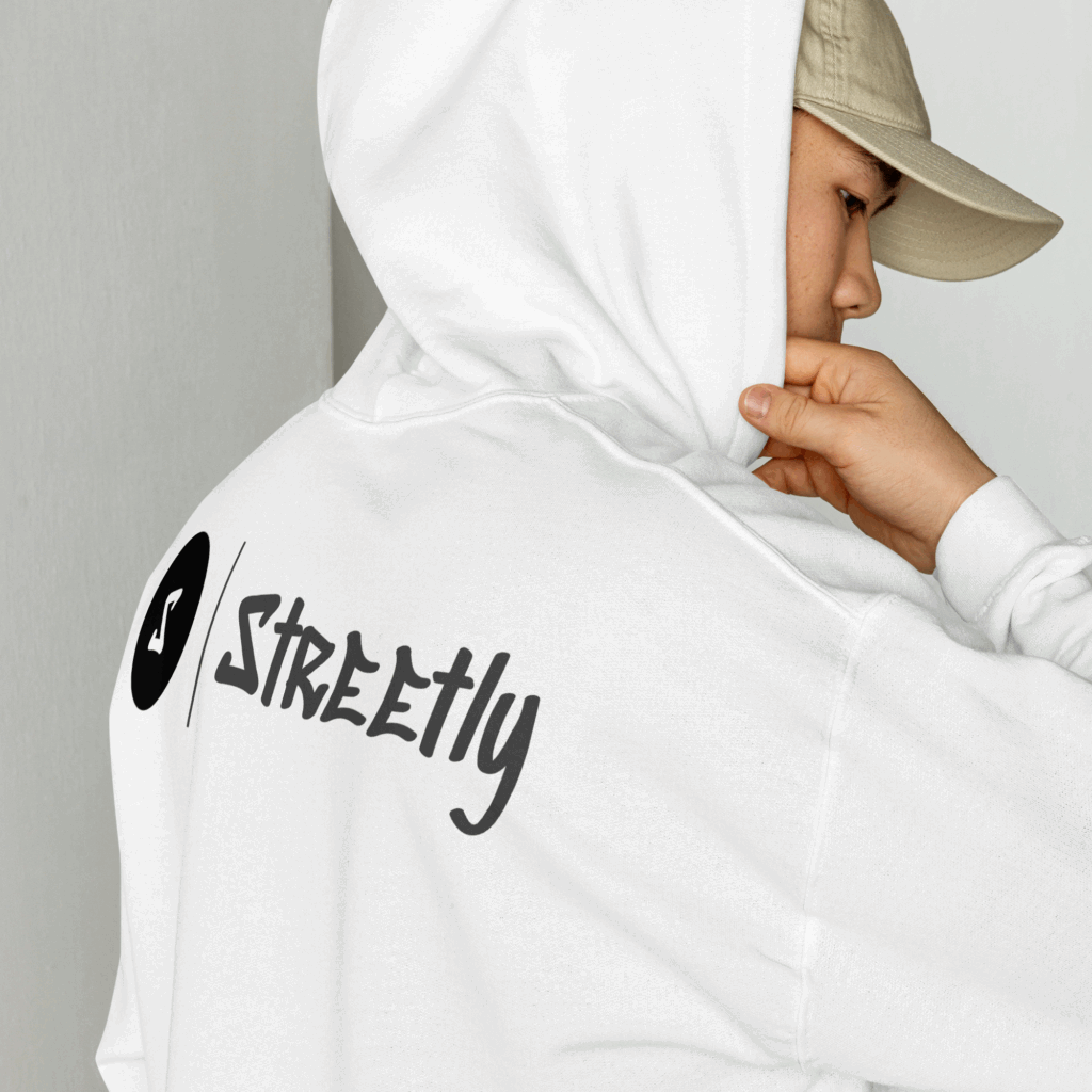 Streetly white hoodie collection Man